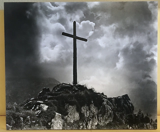 Gipfelkreuz s/w-Foto 50,5 x 60 cm Gipfelkreuz s/w-Foto 50,5 x 60 cm