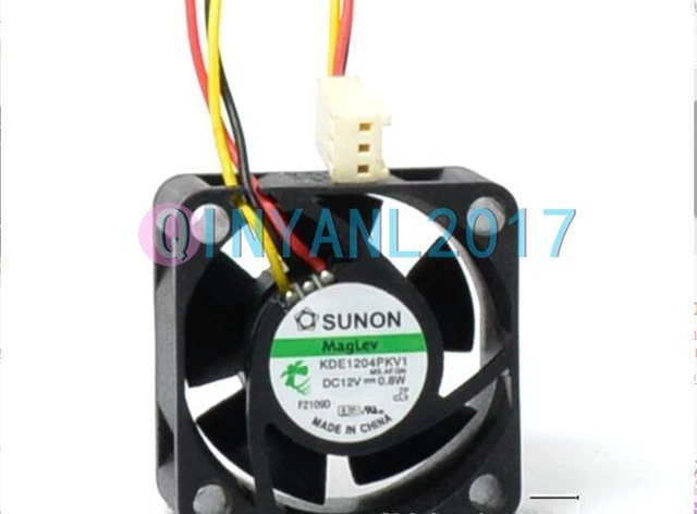 1PCS New SUNON KDE1204PKV1 12V 0.8W 4020 40mm 4CM silent fan