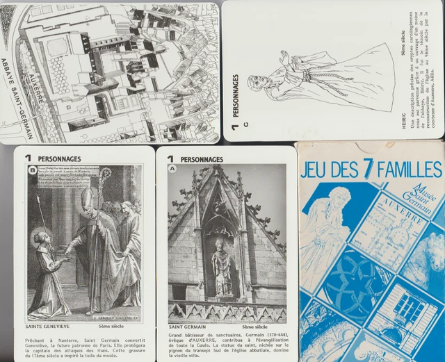 JEU DE 7 Familles Musee Saint Germain Auxerre EUR 3,00 PicClick FR