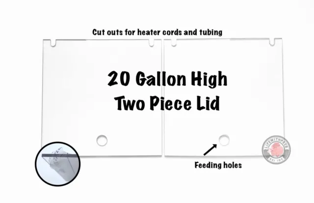 20 Gallon High Clear Polycarbonate Aquarium Lid