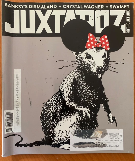 JUXTAPOZ MAGAZINE #177 Oct 2015 Banksy Dismaland, Crystal Wagner