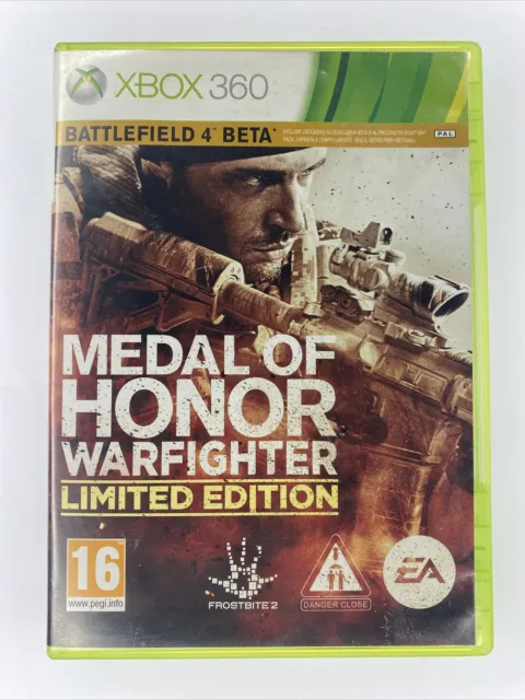 Medal of Honor Warfighter Limited Edition Xbox 360 Game Video Game Italian Pal