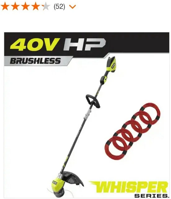 RYOBI RY402011BTL X LithiumIon Cordless Battery String Trimmer 236.00