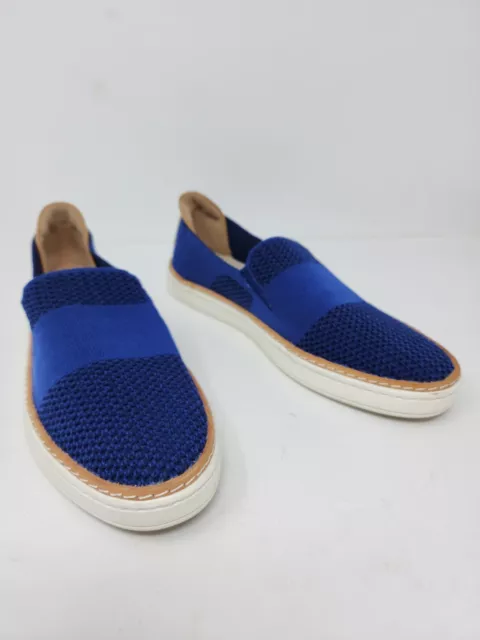 Ugg Sammy Womens 6 Blue Knit Slip On Sneakers Comfort Shoes Casual Light Flats