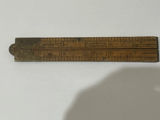 Vintage Folding 24 Inch Ruler Rabone