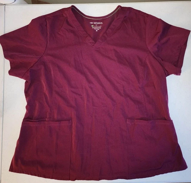 2x LOT Women's Scrubs HH Works by Healing Hands