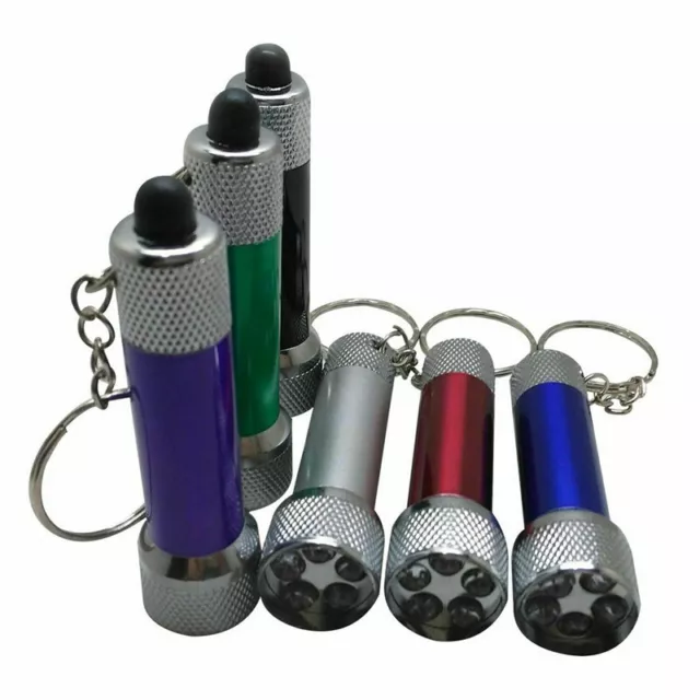 Ultra Bright Mini LED Camping Flashlight Torch Keyring Portable KeyChain