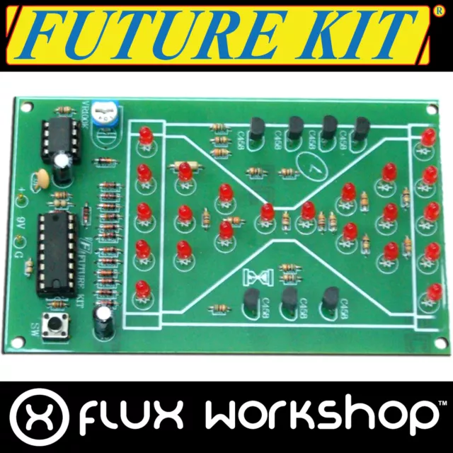 Future Kit 22 LED Sand Timer DIY Kit FK154 Sandglass Soldering Flux Workshop