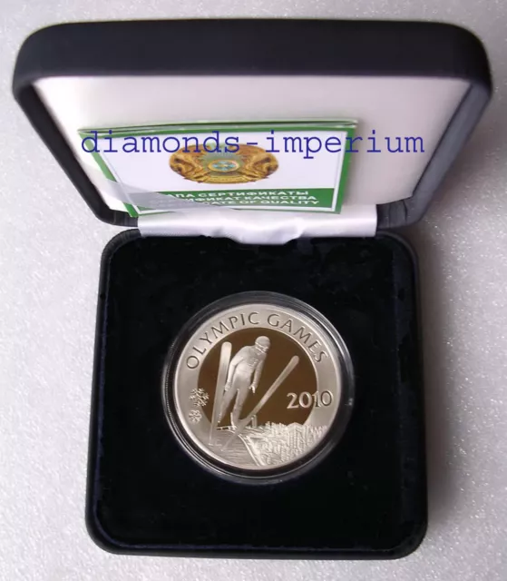 Kasachstan  100 Tenge -"Olympic Games" - 2010,Silber