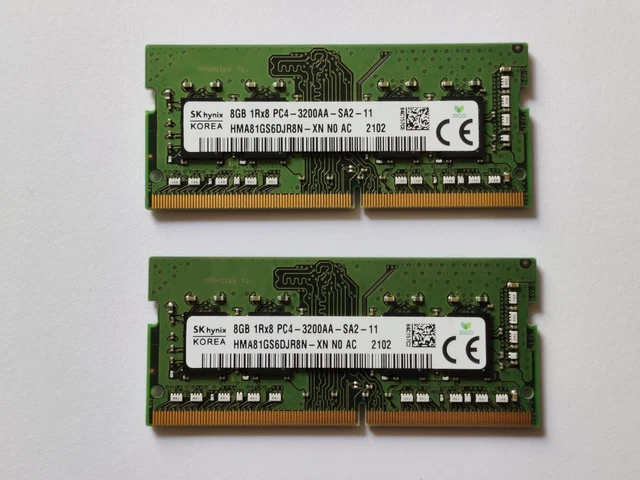 Kit Memoria DDR5 SK Hynix 16GB (2x8GB) PC5-4800B SODIMM 260-pin - Pull Da HP Nuovo