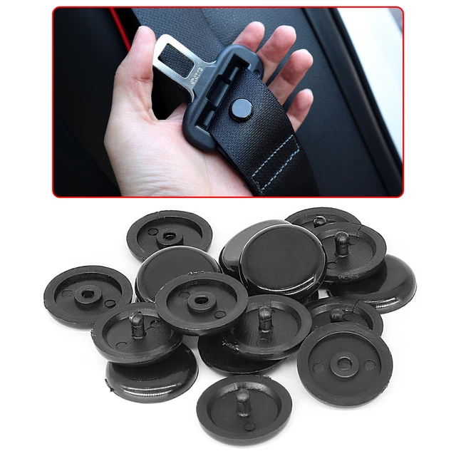 Türgriff Schutz Auto 8x Sicherheitsgurt-Stopper Aus Kunststoff Schwarze Universal Kn T 558145