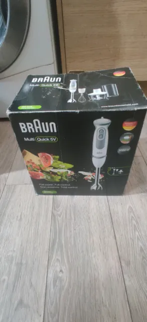 Braun MultiQuick 5 Vario MQ5235 Hand Blender in White - Spare/Repair