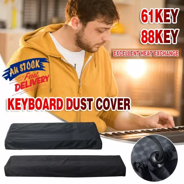 61/88 Key Piano Keyboard Dust Cover for Electronic Keyboard and Digital Piano AU