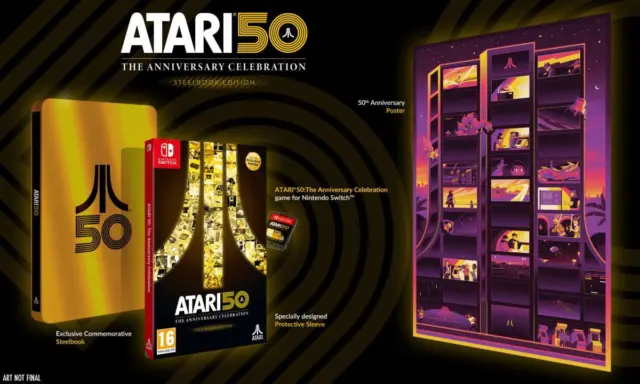 Atari 50: The Anniversary Celeb.  Steelbook Ed. Nintendo SWITCH N 2