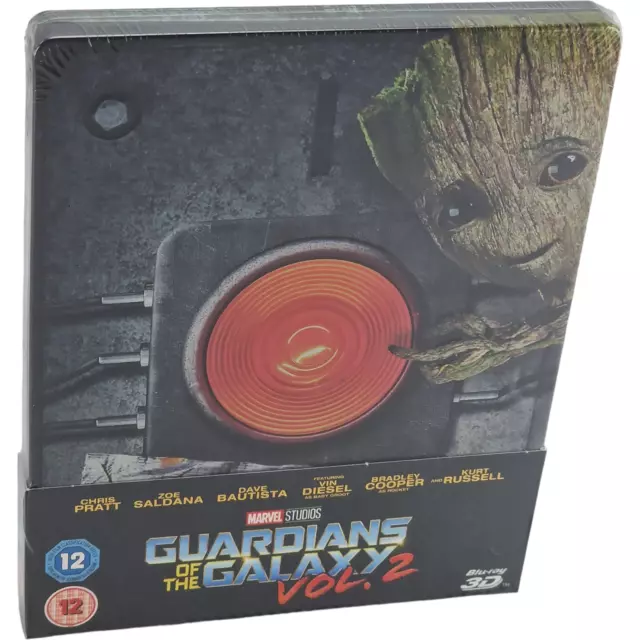 Guardians of the Galaxy, Vol. 2 Blu-ray 3D + Blu-ray SteelBook Zavvi Zone Libre