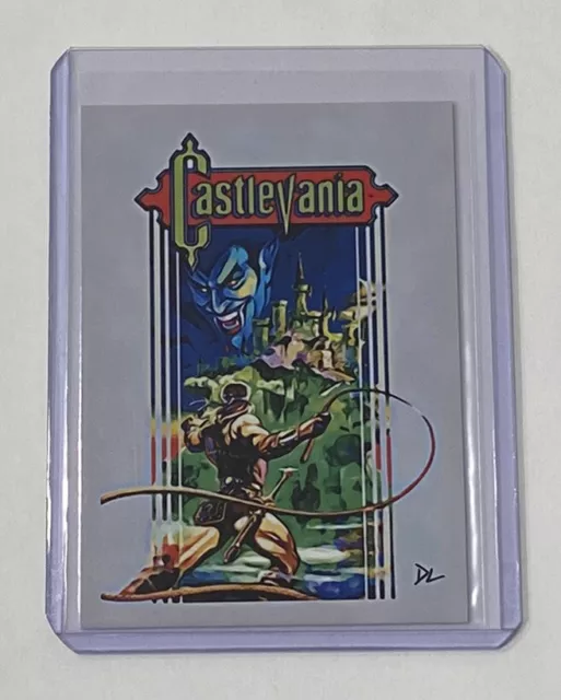 Castlevania Limited Edition Artist Signed Nintendo Game Cover Trading Card 5/10