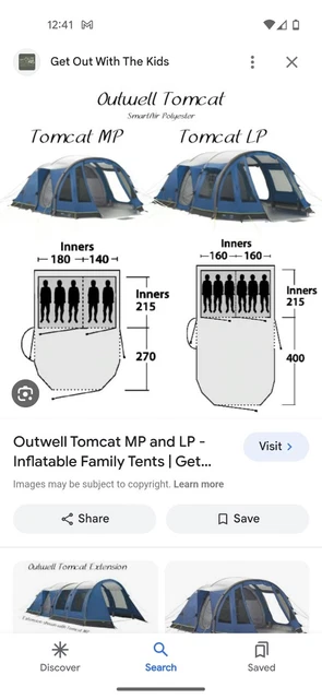 Outwell tomcat clearance