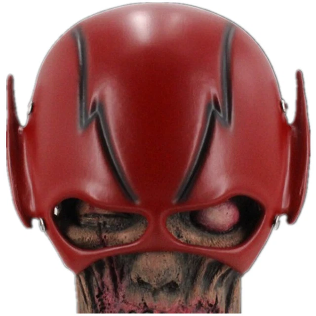 2023 Movie The Flash Red Allen Resin Mask Helmet  Headdress Halloween Adult Prop