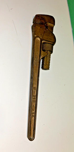 Ampco W-212 Bronze Pipe Wrench, Non-Sparking, Non-Magnetic, Corrosion Resistant,