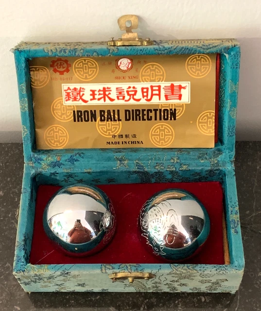 Boules de santé chinoises _ Qi Gong _ musicales _ vintage - Décoration