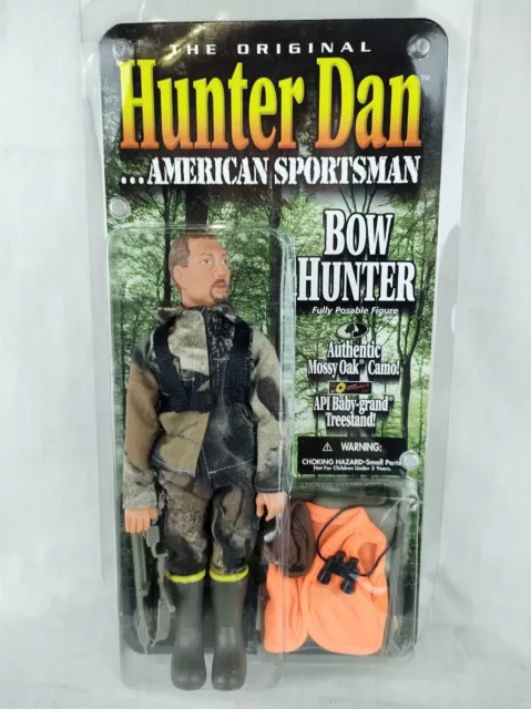 Figura sportiva americana vintage 1999 Hunter Dan Bow Hunter nuovissima