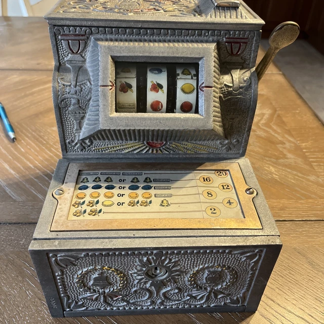 Mills Puritan Bell 5c Trade Stimulator Slot Machine Circa 1926