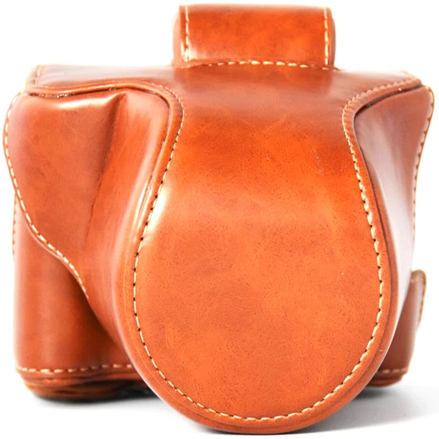 Camera Bag For Canon EOS M50 New PU Leather Case Camera Bag Cover With Strap