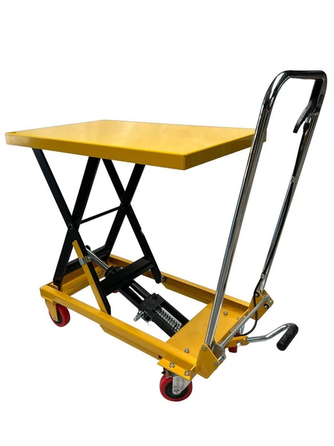 Albero motore 150 kg carico idraulico tavolo di sollevamento a forbice carrello elevatore mobile tavolo di sollevamento