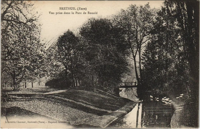 CPA BRETEUIL Vue prise dans le Parc de Bonald (1160223)