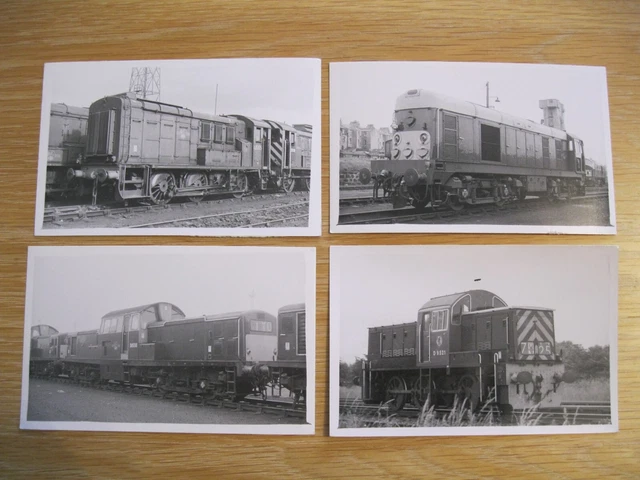 BRITISH RAIL EARLY DIESEL LOCOMOTIVES (CLASS 10-20) B &W PHOTOGRAPHS ...