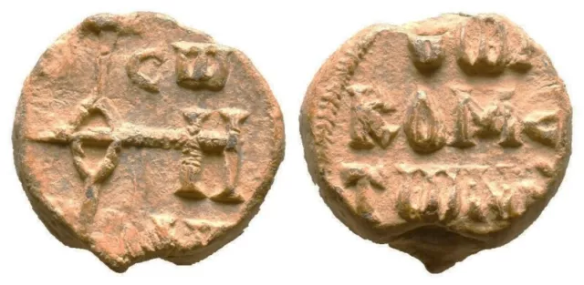 Byzantine Lead Seals, 7th - 13th Centuries