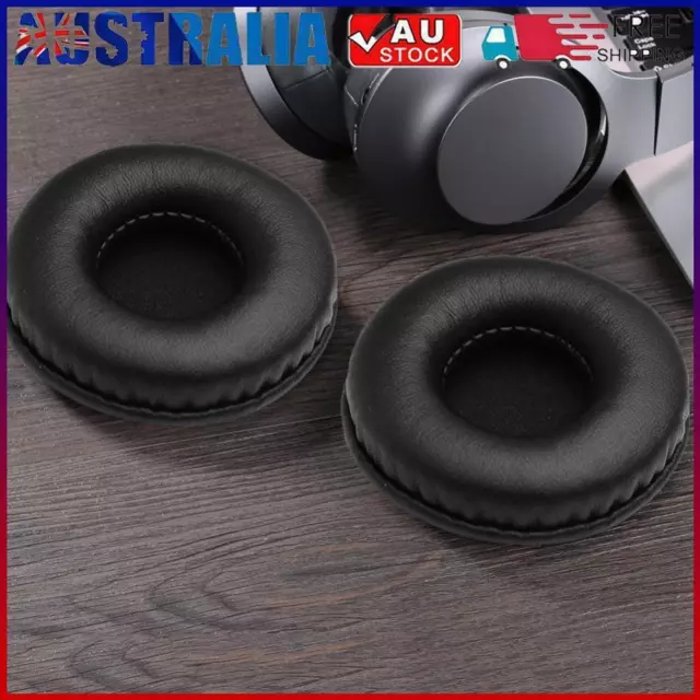 1 Pair Universal Leather Soft Foam Replacement Headphone Ear Pads (70mm) #