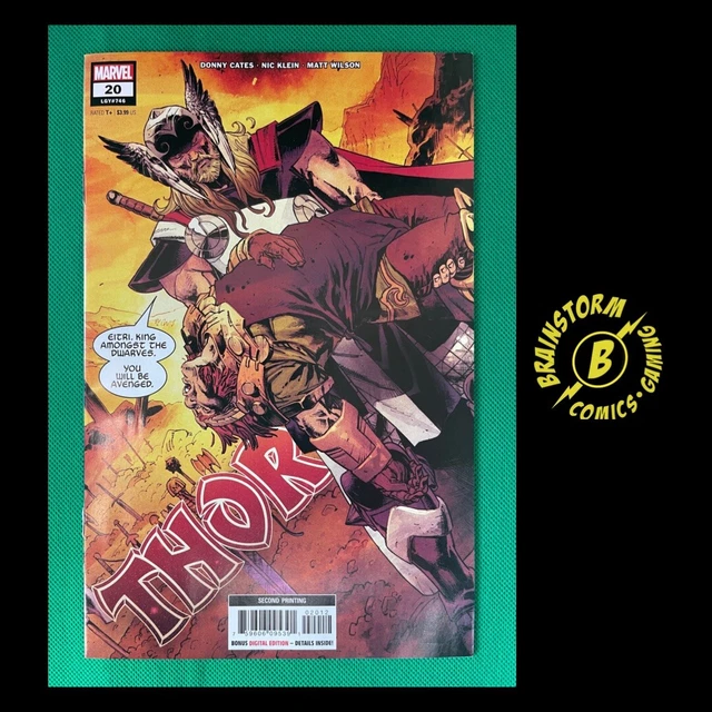 Thor #20 - God Of Hammers: Part 2 - Klein 2Nd Print Cover - Marvel Comics 2022