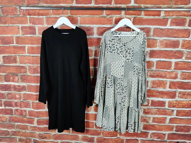 Girls Bundle Age 11-12 Years 100% Zara Long Sleeve Jumper Dress Partywear 152Cm