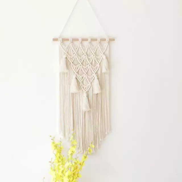 Macrame Wall Hanging Tapestry Woven Bohemian Art Backdrop Wedding Party