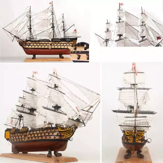 Fai da te nave assemblaggio fatta a mano 21" vela in legno 3D nave vittoria barca modello Gi K Sb