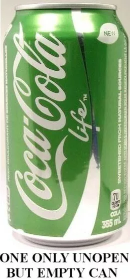 Coca-Cola Leben Kanada 2016 S.America Stevia Blatt Extrakt Leere Ungeöffnet