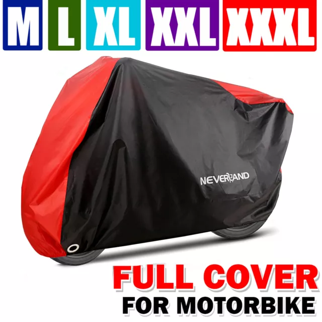 M L XL XXL XXXL Motorradplane Abdeckplane Motorrad Abdeckung Garage Wasserdicht