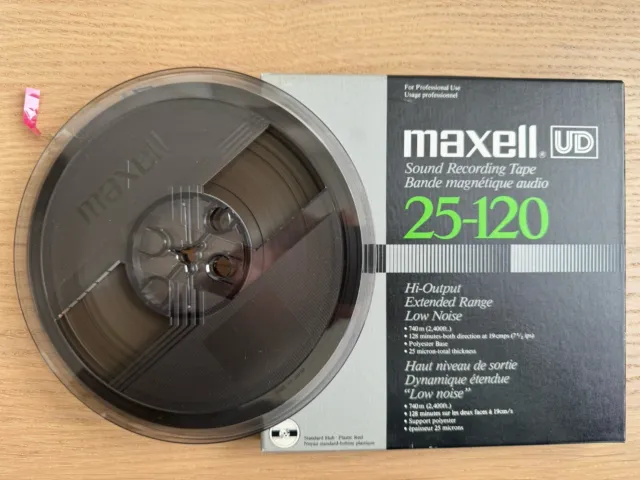 maxell Tonband Langspielband Kunststoff 18cm maxell UD 25-120 Tonspule mit Band