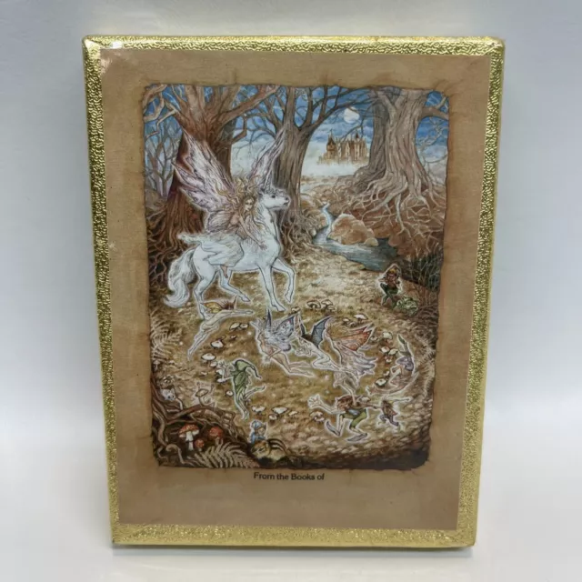 Vtg Antioch Bookplates Woodland Unicorn Fairy Pixies Elves 50 Plates New Sealed