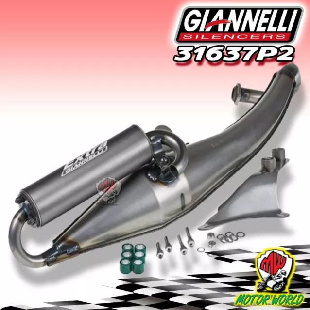 Silenciador Exhaust Off Sistema de Escape GIANNELLI EXTRAV2 Piaggio Liberty 50