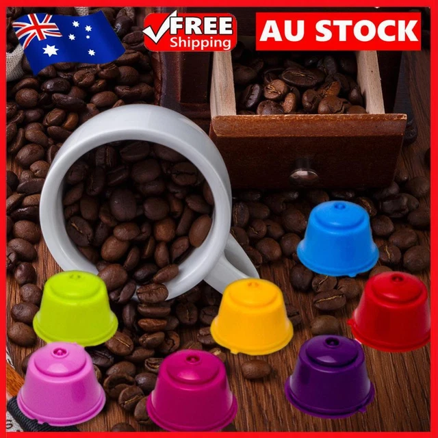 7pcs Refillable Coffee Capsules for Nescafe Dolce Gusto Coffee Filter Cup Pod