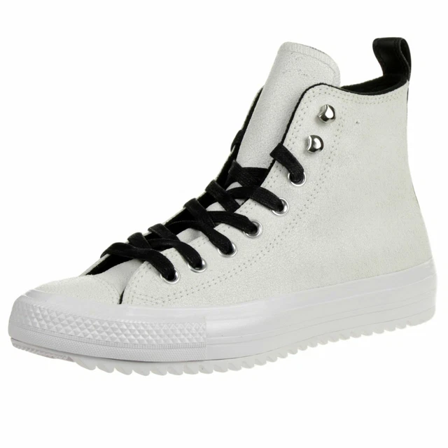 Converse CTAS Hiker Hi Unisexe Hi-Top Baskets en Cuir 566112C Blanc
