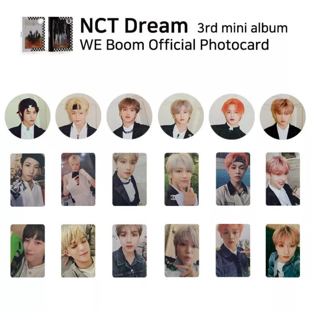 NCT DREAM 3rd mini album WE BOOM Official Photocard Member SET KPOP K-POP