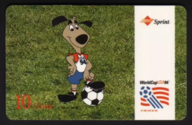 10u Fußball Int ' L: Weltcup USA Maskottchen 1994 (11/93) Gebraucht Handy Karte
