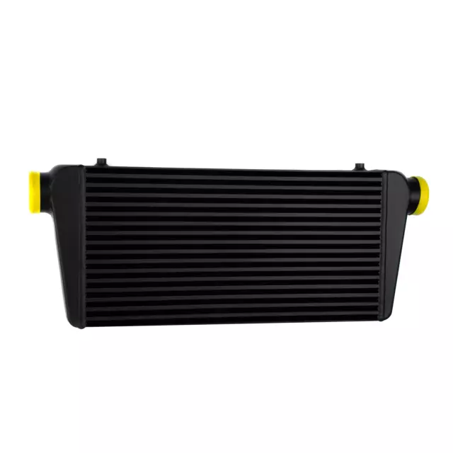 Aluminum Intercooler Avec 3" Inlet Outlet AF90-1004 BLK 600x300x100 Noir