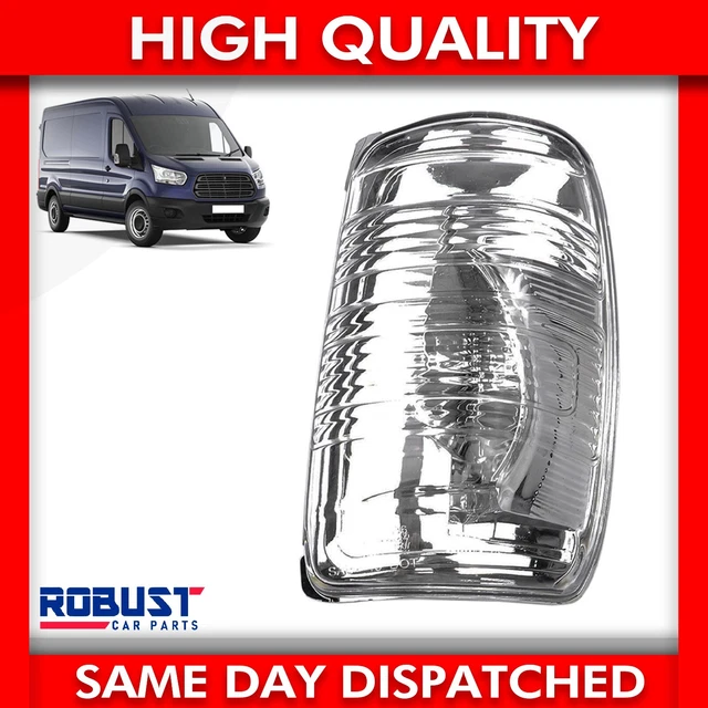 Left Wing Mirror Indicator Lens Cover Clear Fit For Ford