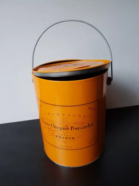 Veuve  Clicquot Paint Can French Champagne Promotional Champgne Bucket Ice Tub