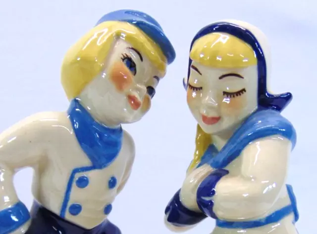 Ceramic Arts Studio Figurines Adorable Dutch Boy and Girl 6.5" Tall Madison, Wi. Ceramic Arts Studio Figurines Adorable Dutch Boy and Girl 6.5" Tall Madison, Wi.