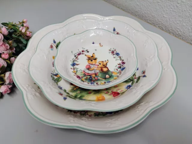 Cuenco Villeroy & Boch Ostern Spring Fantasy 3 piezas Set NUEVO V&B más allá